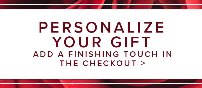 Personalize Your Valentine's Day Gift at Check Out