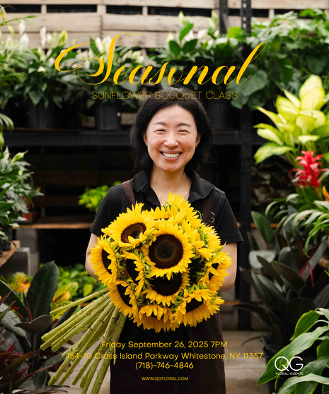 Seasonal Sunflower Bouquet - September 26 @ 7pm