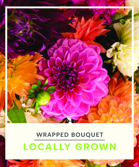 Locally Grown - Wrapped Bouquet
