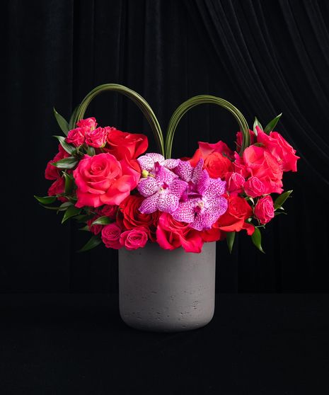 Devotion - Valentine’s Rose & Orchid Arrangement