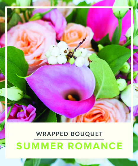 Summer Romance - Wrapped Bouquet